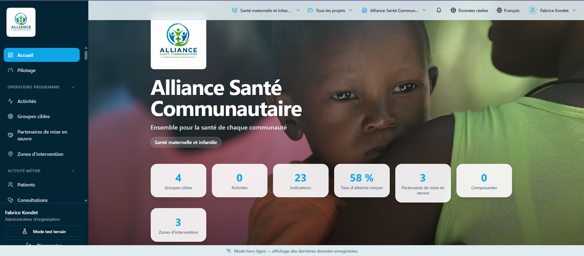 Page d'accueil Alliance Santé Communautaire